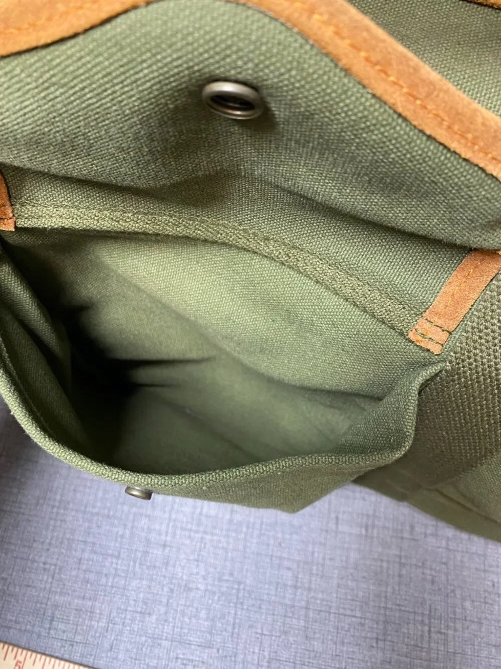 Vintage Eddie Bauer Duffle Bag for Travel Canvas Suede Duffel Bag Carry on Men